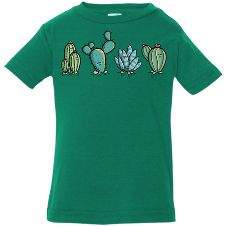 T-Shirts Kelly / 6 Months Kawaii Cute Cactus Plants Infant Premium T-Shirt
