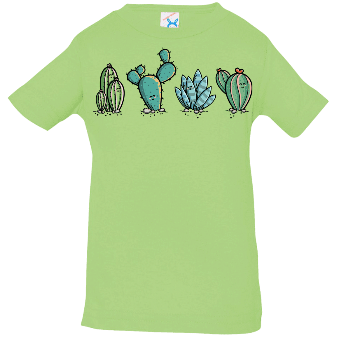 T-Shirts Key Lime / 6 Months Kawaii Cute Cactus Plants Infant Premium T-Shirt