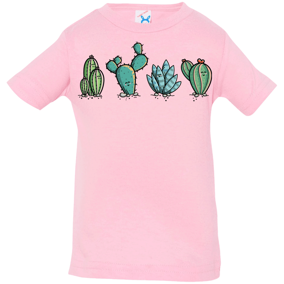 T-Shirts Pink / 6 Months Kawaii Cute Cactus Plants Infant Premium T-Shirt
