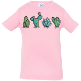 T-Shirts Pink / 6 Months Kawaii Cute Cactus Plants Infant Premium T-Shirt