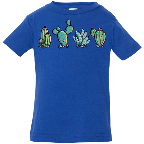 T-Shirts Royal / 6 Months Kawaii Cute Cactus Plants Infant Premium T-Shirt