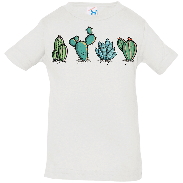 T-Shirts White / 6 Months Kawaii Cute Cactus Plants Infant Premium T-Shirt