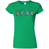 T-Shirts Irish Green / S Kawaii Cute Cactus Plants Junior Slimmer-Fit T-Shirt
