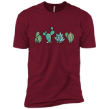 T-Shirts Cardinal / X-Small Kawaii Cute Cactus Plants Men's Premium T-Shirt