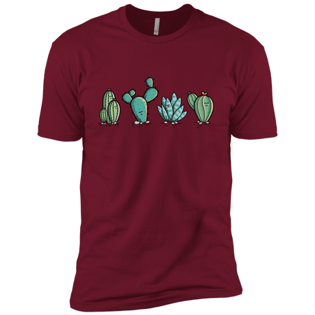 T-Shirts Cardinal / X-Small Kawaii Cute Cactus Plants Men's Premium T-Shirt