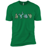 T-Shirts Kelly Green / X-Small Kawaii Cute Cactus Plants Men's Premium T-Shirt