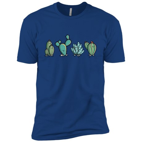 T-Shirts Royal / X-Small Kawaii Cute Cactus Plants Men's Premium T-Shirt