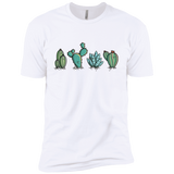 T-Shirts White / X-Small Kawaii Cute Cactus Plants Men's Premium T-Shirt