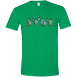 T-Shirts Irish Green / S Kawaii Cute Cactus Plants Men's Semi-Fitted Softstyle
