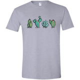 T-Shirts Sport Grey / X-Small Kawaii Cute Cactus Plants Men's Semi-Fitted Softstyle