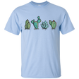 T-Shirts Light Blue / S Kawaii Cute Cactus Plants T-Shirt
