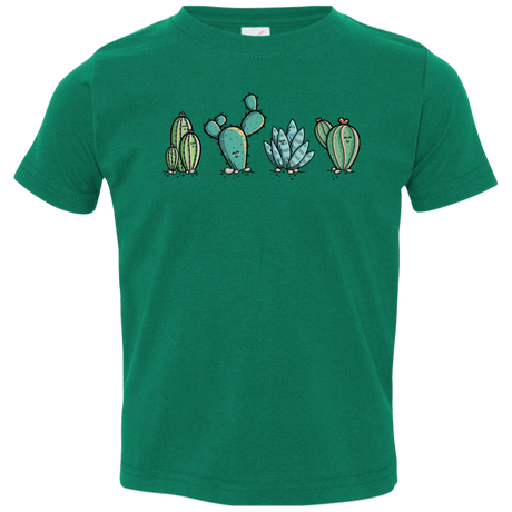T-Shirts Kelly / 2T Kawaii Cute Cactus Plants Toddler Premium T-Shirt