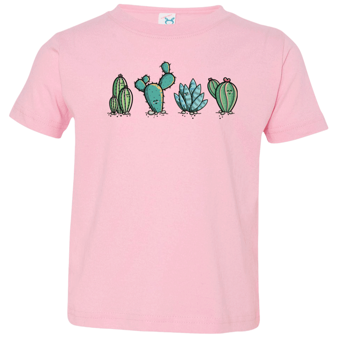 T-Shirts Pink / 2T Kawaii Cute Cactus Plants Toddler Premium T-Shirt