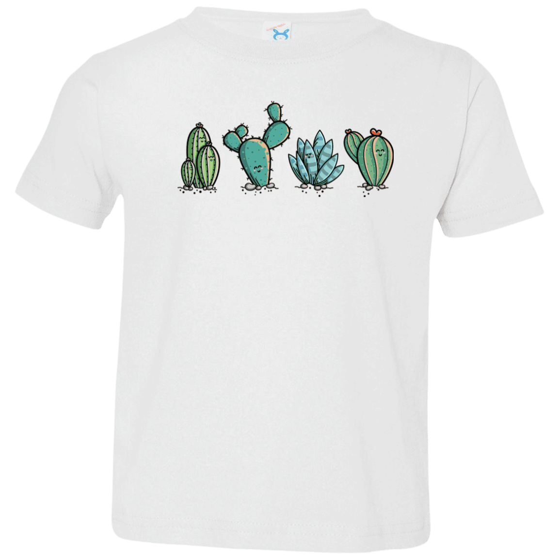 T-Shirts White / 2T Kawaii Cute Cactus Plants Toddler Premium T-Shirt