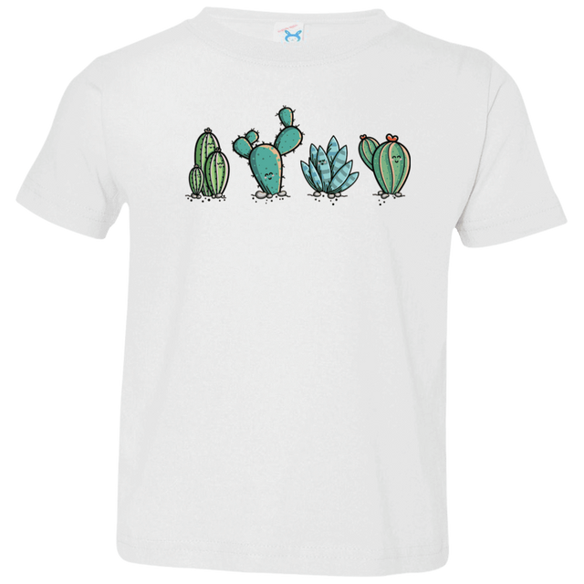 T-Shirts White / 2T Kawaii Cute Cactus Plants Toddler Premium T-Shirt