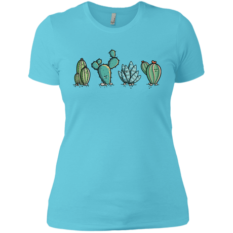T-Shirts Cancun / X-Small Kawaii Cute Cactus Plants Women's Premium T-Shirt
