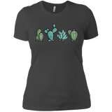 T-Shirts Heavy Metal / X-Small Kawaii Cute Cactus Plants Women's Premium T-Shirt