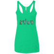 T-Shirts Envy / X-Small Kawaii Cute Cactus Plants Women's Triblend Racerback Tank
