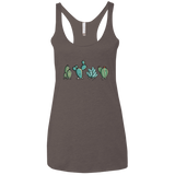T-Shirts Macchiato / X-Small Kawaii Cute Cactus Plants Women's Triblend Racerback Tank
