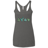 T-Shirts Premium Heather / X-Small Kawaii Cute Cactus Plants Women's Triblend Racerback Tank