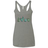 T-Shirts Venetian Grey / X-Small Kawaii Cute Cactus Plants Women's Triblend Racerback Tank