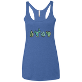 T-Shirts Vintage Royal / X-Small Kawaii Cute Cactus Plants Women's Triblend Racerback Tank