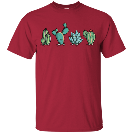 T-Shirts Cardinal / YXS Kawaii Cute Cactus Plants Youth T-Shirt