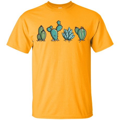 T-Shirts Gold / YXS Kawaii Cute Cactus Plants Youth T-Shirt