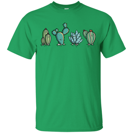 T-Shirts Irish Green / YXS Kawaii Cute Cactus Plants Youth T-Shirt