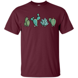 T-Shirts Maroon / YXS Kawaii Cute Cactus Plants Youth T-Shirt