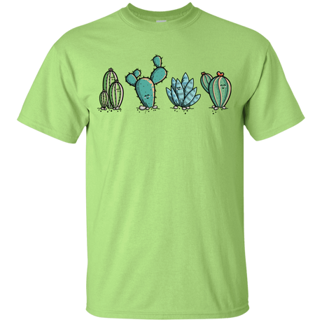 T-Shirts Mint Green / YXS Kawaii Cute Cactus Plants Youth T-Shirt