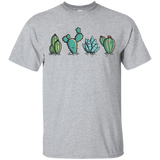 T-Shirts Sport Grey / YXS Kawaii Cute Cactus Plants Youth T-Shirt