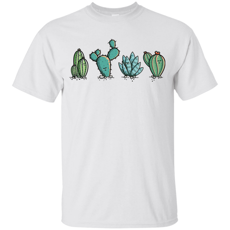 T-Shirts White / YXS Kawaii Cute Cactus Plants Youth T-Shirt