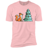 T-Shirts Light Pink / YXS Kawaii Cute Christmas Fox Boys Premium T-Shirt