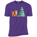 T-Shirts Purple Rush / YXS Kawaii Cute Christmas Fox Boys Premium T-Shirt