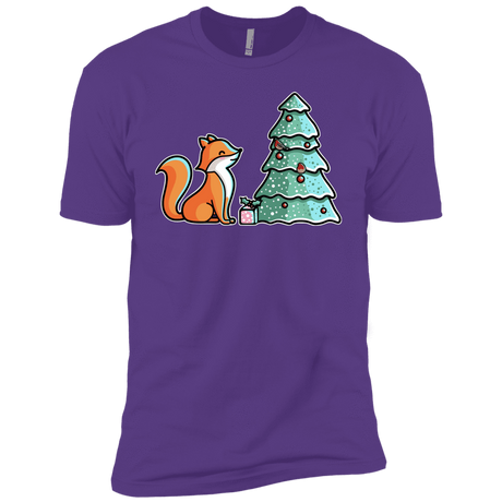 T-Shirts Purple Rush / YXS Kawaii Cute Christmas Fox Boys Premium T-Shirt