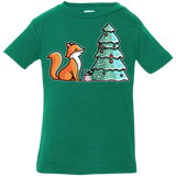 T-Shirts Kelly / 6 Months Kawaii Cute Christmas Fox Infant Premium T-Shirt