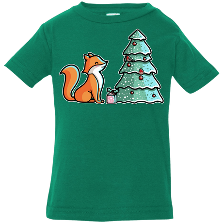 T-Shirts Kelly / 6 Months Kawaii Cute Christmas Fox Infant Premium T-Shirt
