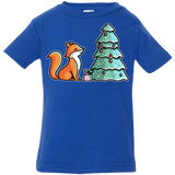 T-Shirts Royal / 6 Months Kawaii Cute Christmas Fox Infant Premium T-Shirt