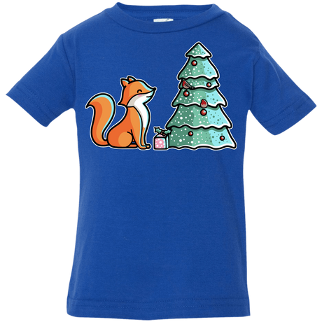 T-Shirts Royal / 6 Months Kawaii Cute Christmas Fox Infant Premium T-Shirt
