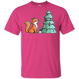 T-Shirts Heliconia / YXS Kawaii Cute Christmas Fox Youth T-Shirt