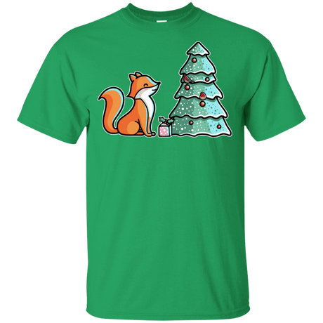 T-Shirts Irish Green / YXS Kawaii Cute Christmas Fox Youth T-Shirt