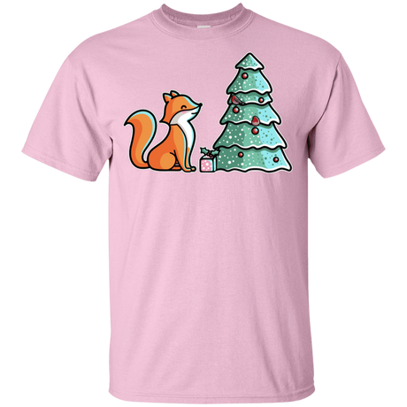 T-Shirts Light Pink / YXS Kawaii Cute Christmas Fox Youth T-Shirt