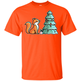T-Shirts Orange / YXS Kawaii Cute Christmas Fox Youth T-Shirt