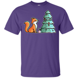 T-Shirts Purple / YXS Kawaii Cute Christmas Fox Youth T-Shirt