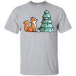 T-Shirts Sport Grey / YXS Kawaii Cute Christmas Fox Youth T-Shirt