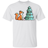 T-Shirts White / YXS Kawaii Cute Christmas Fox Youth T-Shirt