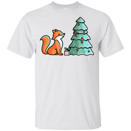 T-Shirts White / YXS Kawaii Cute Christmas Fox Youth T-Shirt