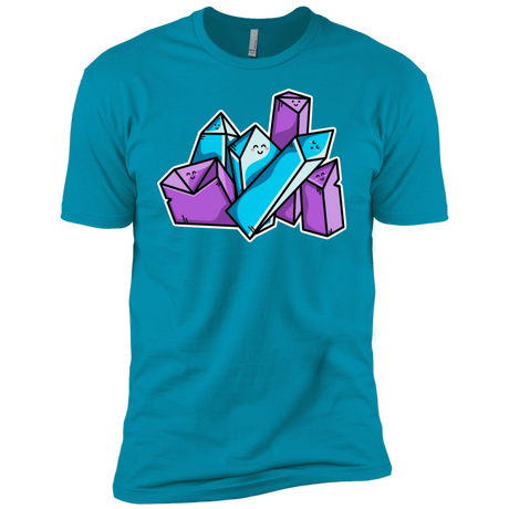 T-Shirts Turquoise / YXS Kawaii Cute Crystals Boys Premium T-Shirt