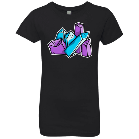 T-Shirts Black / YXS Kawaii Cute Crystals Girls Premium T-Shirt